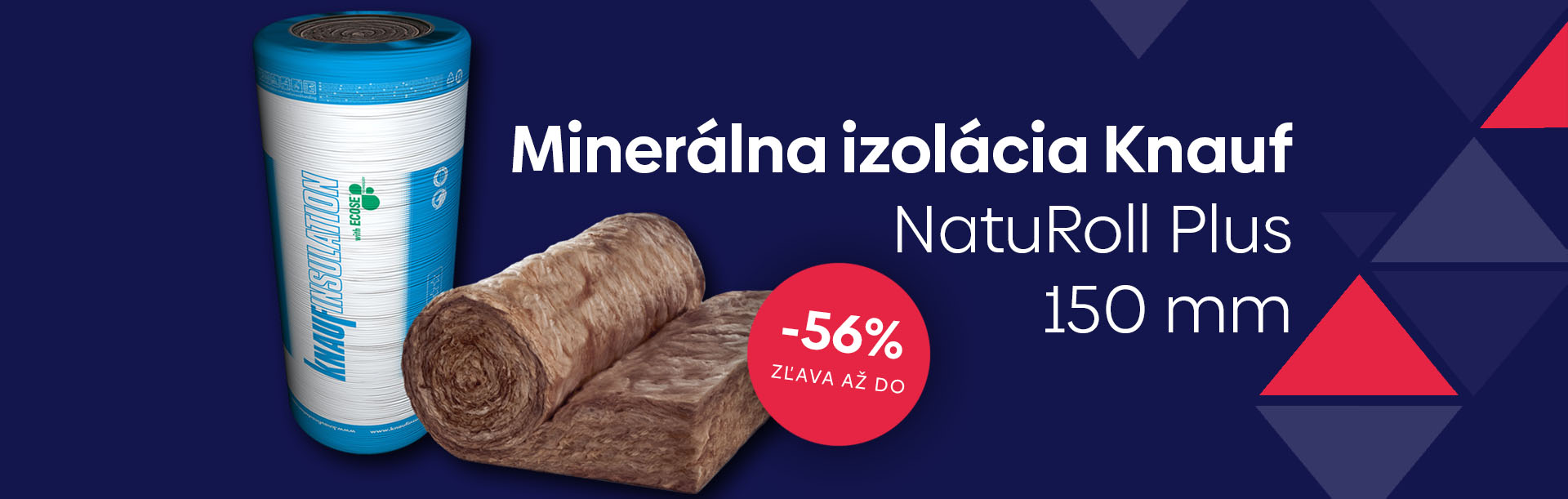 Minerálna izolácia Knauf NatuRoll Plus